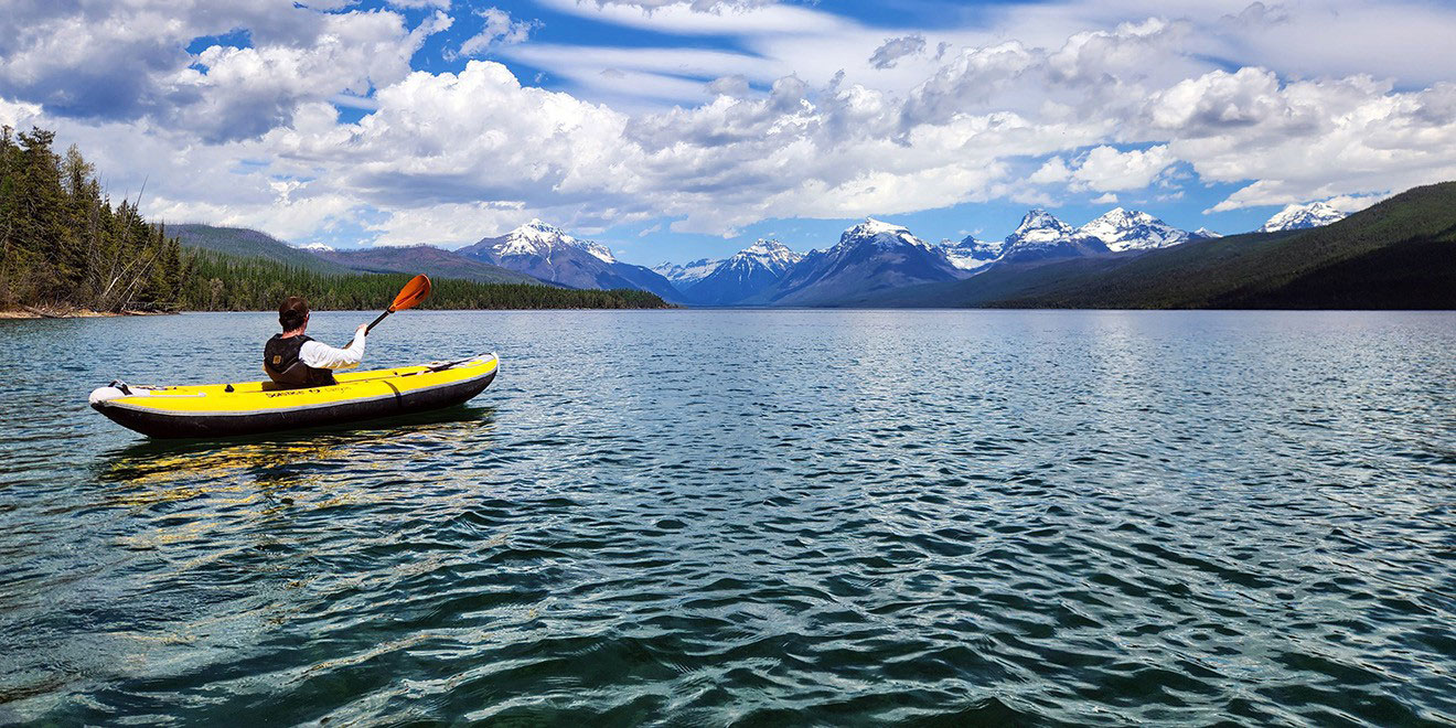 Kayak on Lake McDonald