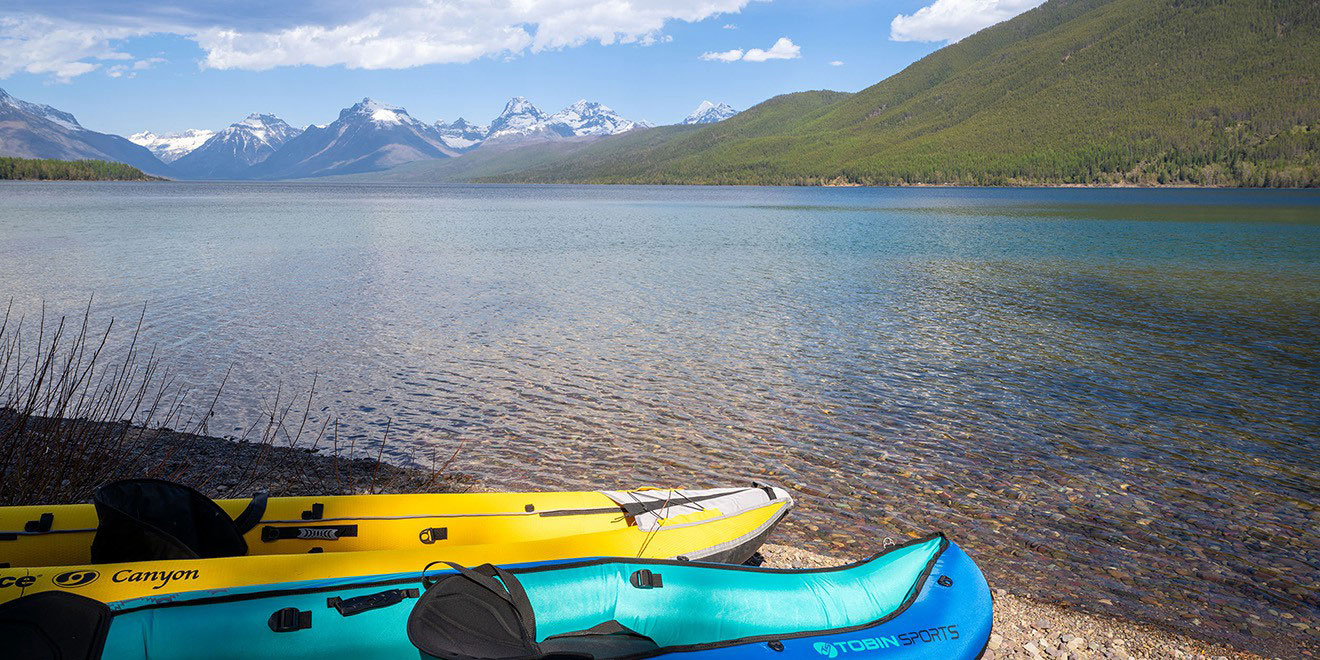 Shoreline of Lake McDonald